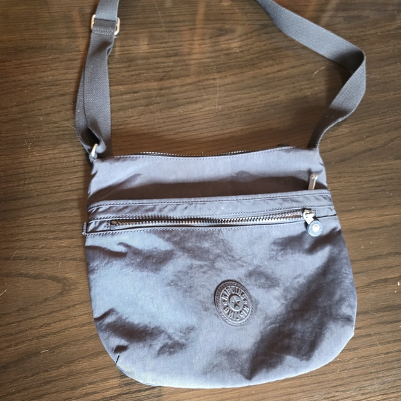 Kipling Handbags - Kipling ARTO Grayish Dark Blue Crossbody Bag No Keychain monkey